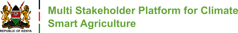 Multi Stakeholder Platform on Climate Smart Agriculture